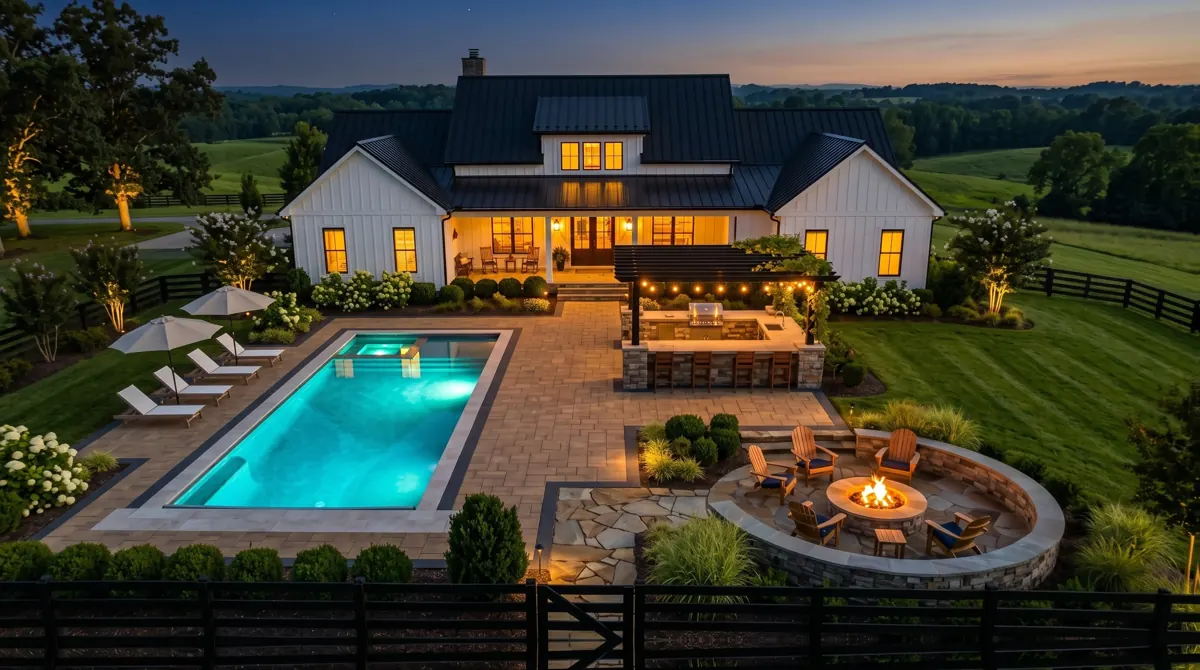 Concept rendering: backyard transformations