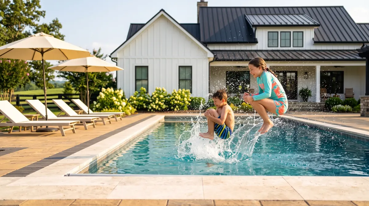 Concept rendering: pool decks & surrounds